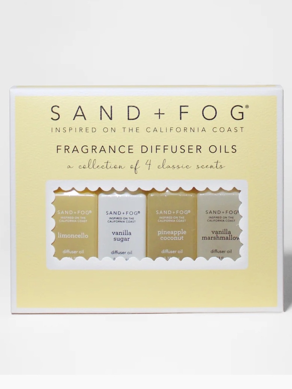 SAND + FOG Diffuser Oils Set - Collection of 4 Classic Scents